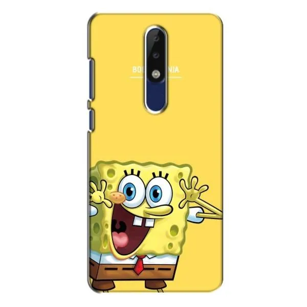 Чехол с принтом «Губка Боб» для Nokia 5.1 Plus (X5)
