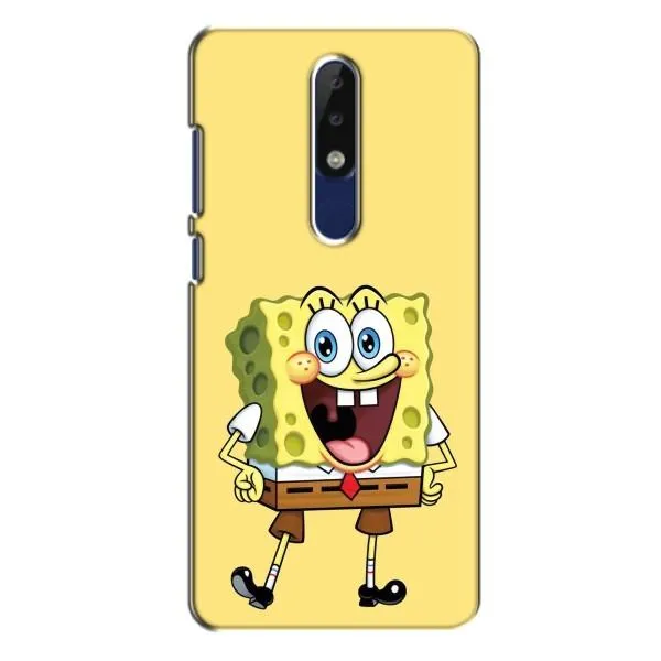 Чехол с принтом «Веселый Спанч Боб» для Nokia 5.1 Plus (X5)