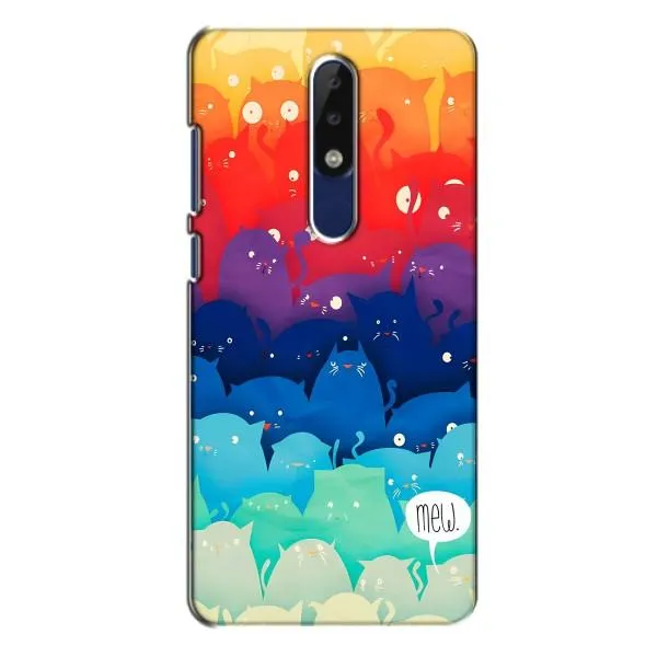 Чехол с принтом «Mew» для Nokia 5.1 Plus (X5)
