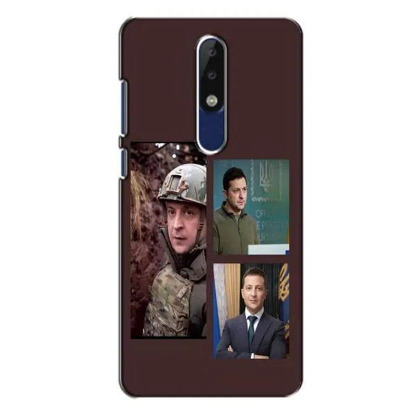 Чехол с принтом «Президент» для Nokia 5.1 Plus (X5)