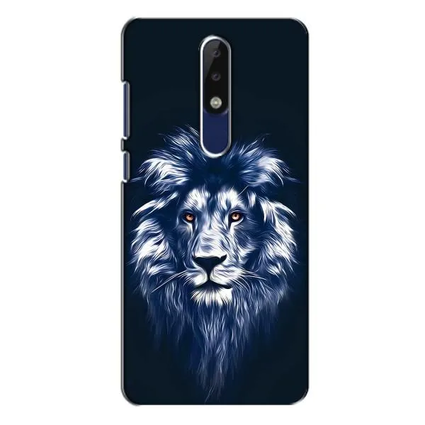 Чехол с принтом «Синий Лев» для Nokia 5.1 Plus (X5) Чехол с принтом «Синий Лев» для Nokia 5.1 Plus (X5)