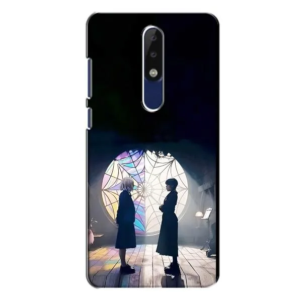 Чехол с принтом «Уэнздей и Инид» для Nokia 5.1 Plus (X5)