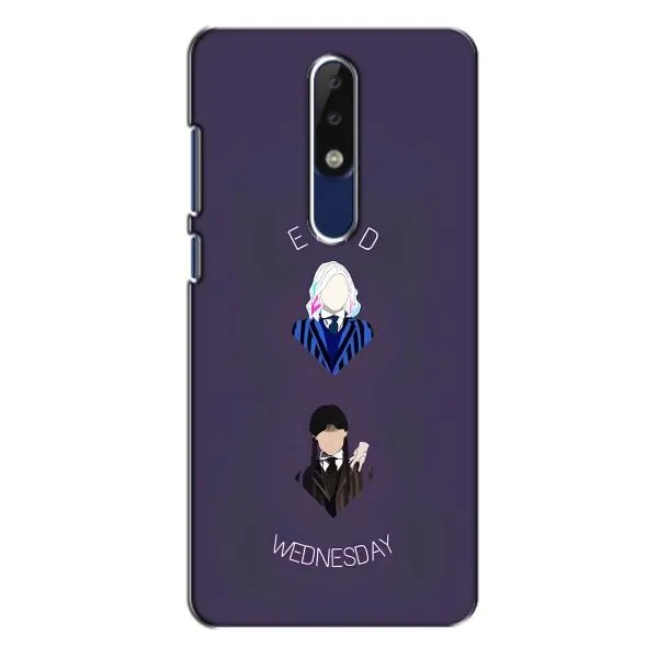 Чехол с принтом «Уэнздей и подруга» для Nokia 5.1 Plus (X5)