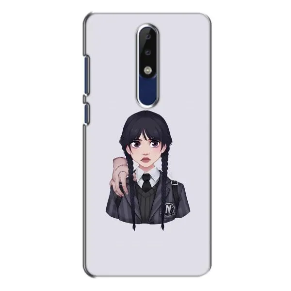 Чехол с принтом «Уэнздей и Вещь» для Nokia 5.1 Plus (X5)