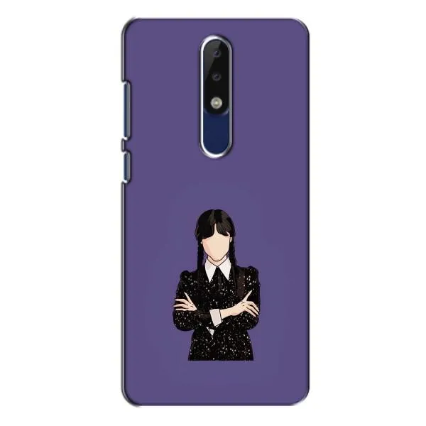 Чехол с принтом «Уэнздей в черном» для Nokia 5.1 Plus (X5)