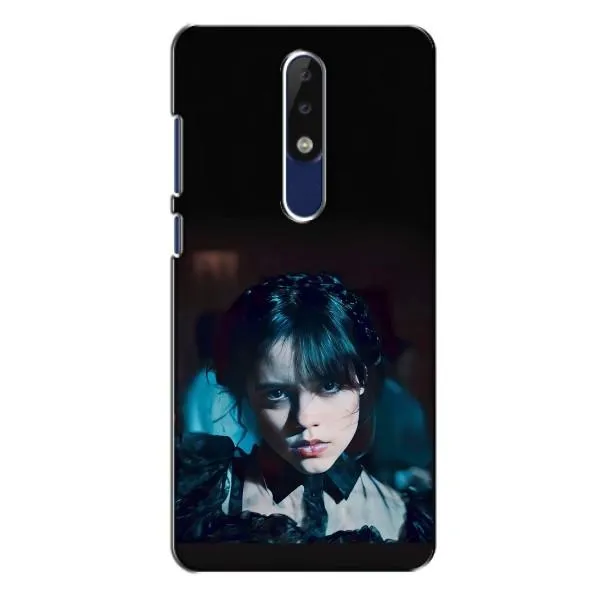 Чехол с принтом «взгляд Уэнздей» для Nokia 5.1 Plus (X5)