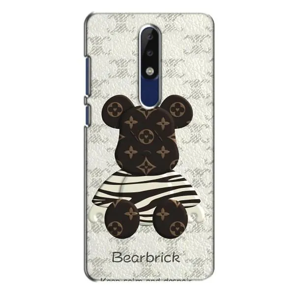 Чехол с принтом «Медведь LV» для Nokia 5.1 Plus (X5)