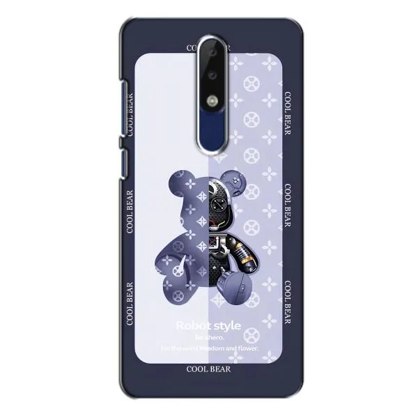 Чехол с принтом «Медвежонок LV» для Nokia 5.1 Plus (X5)