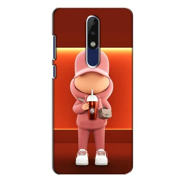 Чехол с принтом «С Кофе» для Nokia 5.1 Plus (X5)