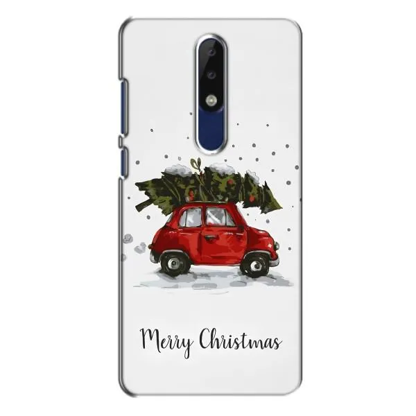 Чехол с принтом «Машина с елкой» для Nokia 5.1 Plus (X5) Чехол с принтом «Машина с елкой» для Nokia 5.1 Plus (X5)