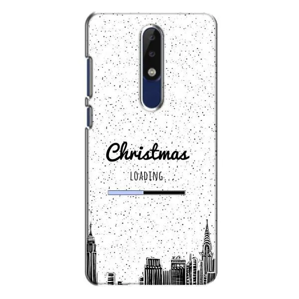 Чехол с принтом «Рождество загружается» для Nokia 5.1 Plus (X5) Чехол с принтом «Рождество загружается» для Nokia 5.1 Plus (X5)