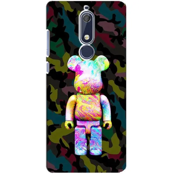 Чехол с принтом «Яркий Bearbrick» для Nokia 5.1 (2018) Чехол с принтом «Яркий Bearbrick» для Nokia 5.1 (2018)