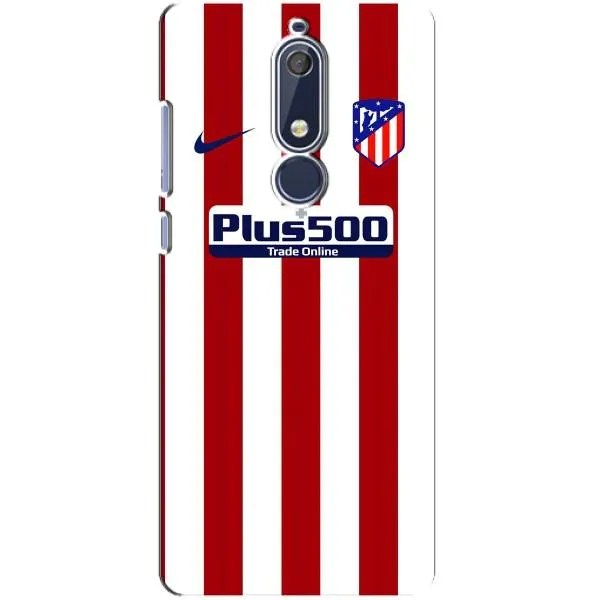 Чехол с принтом «Atletico» для Nokia 5.1 (2018)