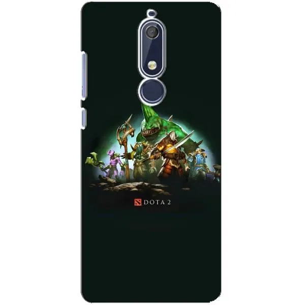Чехол с принтом «DOTA 2» для Nokia 5.1 (2018)