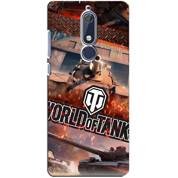 Чехол с принтом «World of Tanks» для Nokia 5.1 (2018)