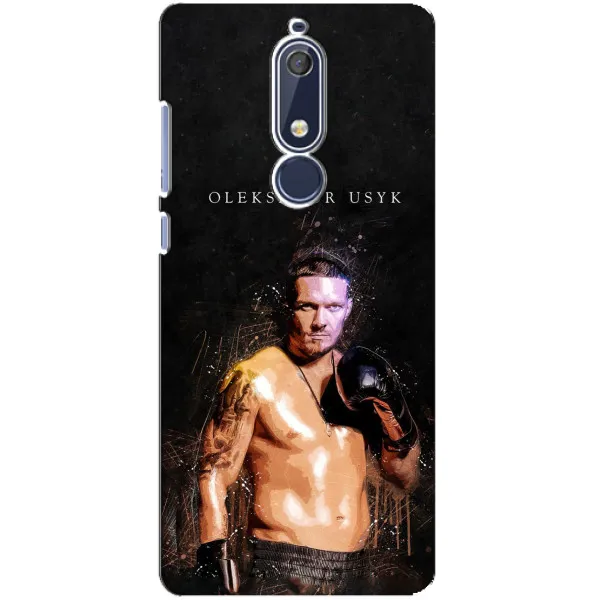 Чехол с принтом «Боксер Александр Усик» для Nokia 5.1 (2018)