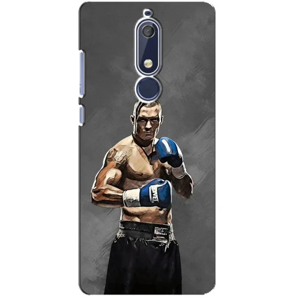 Чехол с принтом «Александр Усик» для Nokia 5.1 (2018)