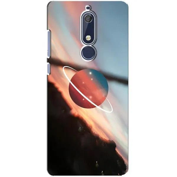 Чехол с принтом «Сатурн» для Nokia 5.1 (2018)