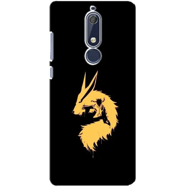 Чехол с принтом «силуэт Курама Наруто» для Nokia 5.1 (2018)