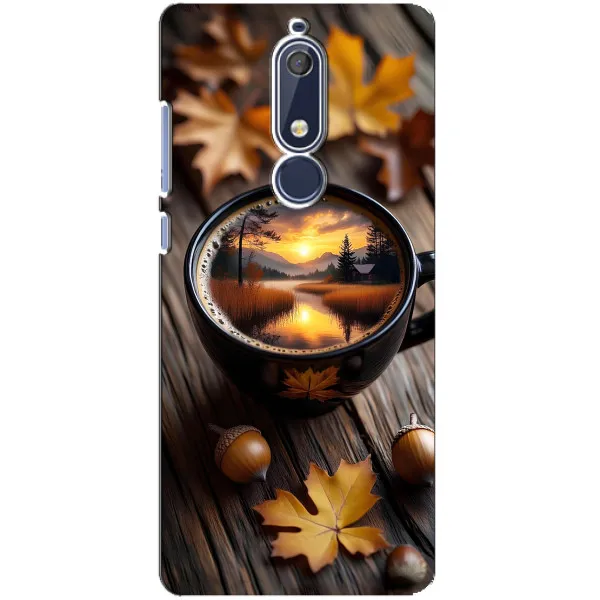 Чехол с принтом «Темный кофе» для Nokia 5.1 (2018) Чехол с принтом «Темный кофе» для Nokia 5.1 (2018)