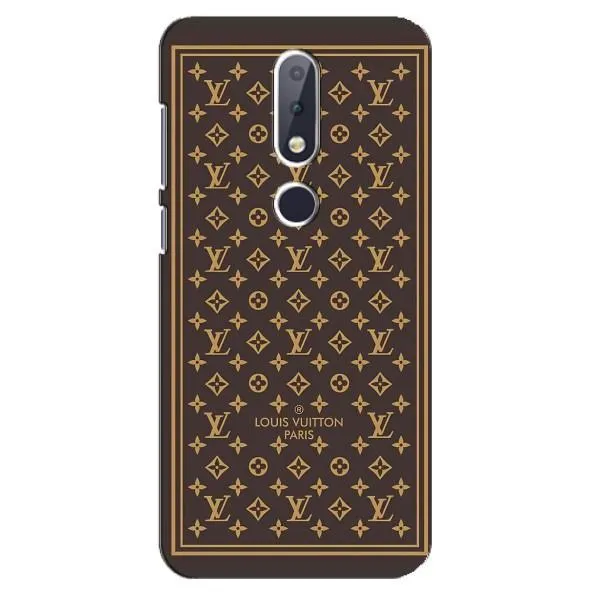 Чехол с принтом «обои LV» для Nokia 6.1 Plus