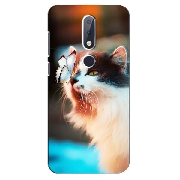 Чехол с принтом «Котик с бабочкой» для Nokia 6.1 Plus Чехол с принтом «Котик с бабочкой» для Nokia 6.1 Plus