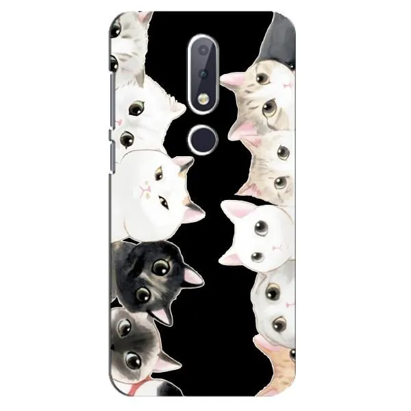 Чехол с принтом «Взгляд котов» для Nokia 6.1 Plus Чехол с принтом «Взгляд котов» для Nokia 6.1 Plus