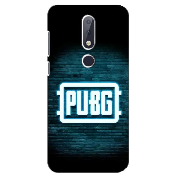 Чехол с принтом «Лого PUBG» для Nokia 6.1 Plus Чехол с принтом «Лого PUBG» для Nokia 6.1 Plus
