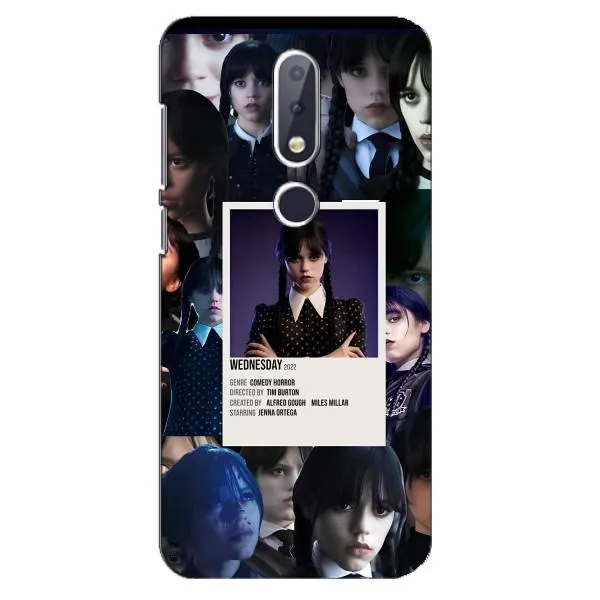 Чехол с принтом «коллаж Уэнздей» для Nokia 6.1 Plus Чехол с принтом «коллаж Уэнздей» для Nokia 6.1 Plus