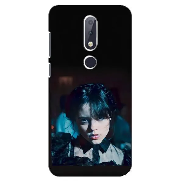 Чехол с принтом «взгляд Уэнздей» для Nokia 6.1 Plus Чехол с принтом «взгляд Уэнздей» для Nokia 6.1 Plus