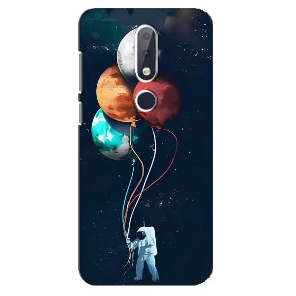 Чехол с принтом «Планеты шарики» для Nokia 6.1 Plus