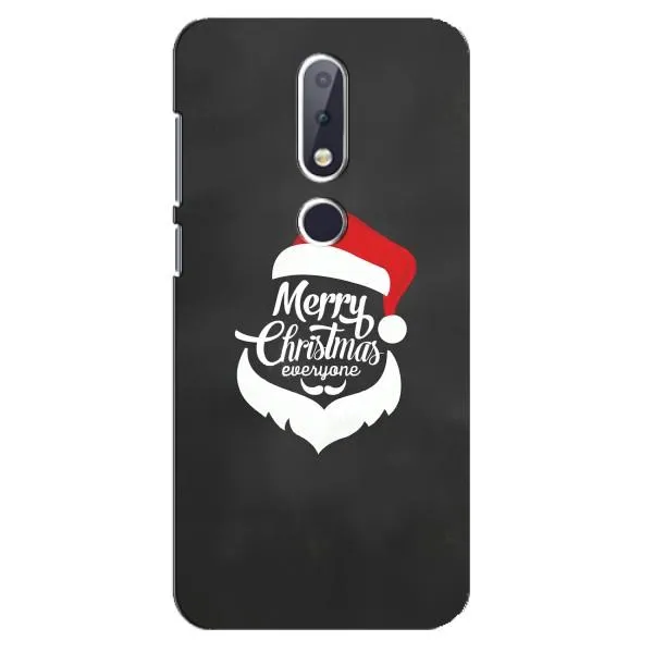 Чехол с принтом «Санта Крисмас» для Nokia 6.1 Plus