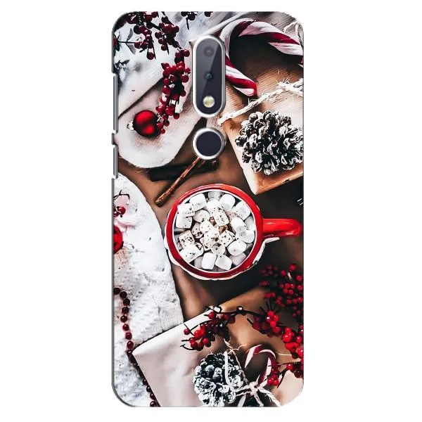 Чехол с принтом «Рождественская атмосфера» для Nokia 6.1 Plus
