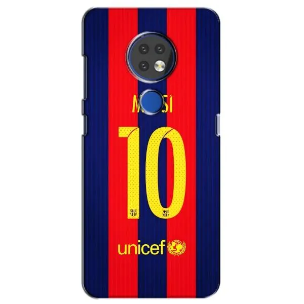 Чехол с принтом «Messi Barca 10» для Nokia 6.2 (2019)