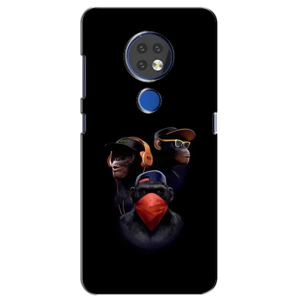 Чехол с принтом «Три обезьяны» для Nokia 6.2 (2019)
