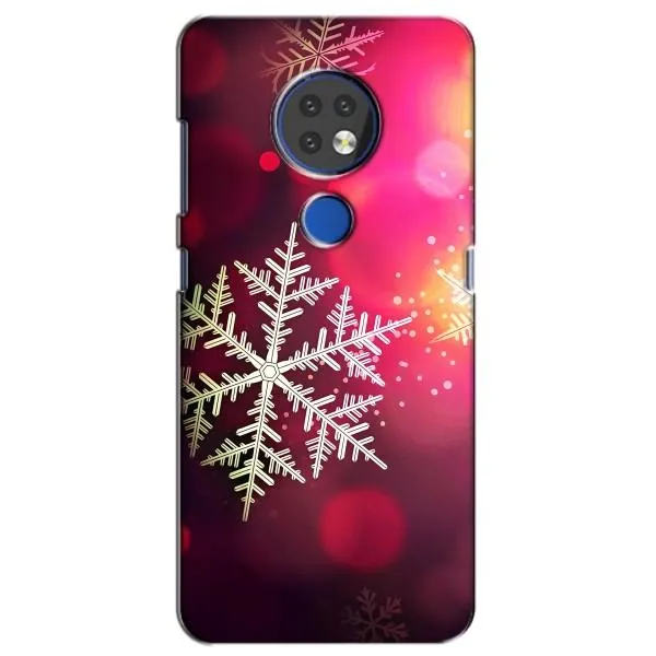 Чехол с принтом «Снежинка» для Nokia 6.2 (2019)
