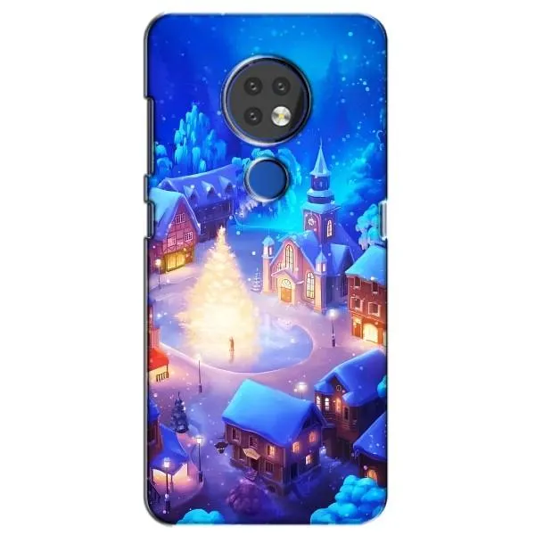 Чохол з принтом «Різдвяне місто» для Nokia 6.2 (2019)