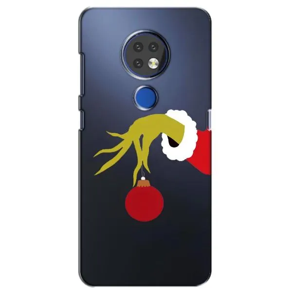 Чехол с принтом «Гринч с игрушкой» для Nokia 6.2 (2019)