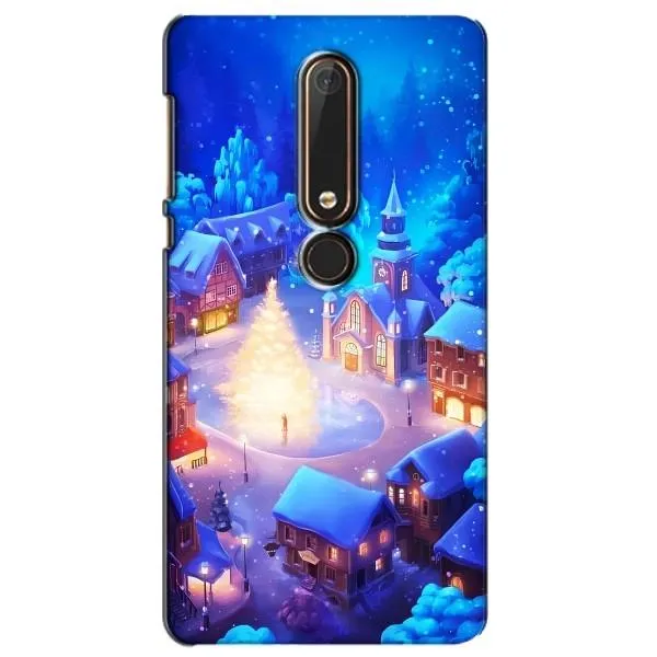 Чохол з принтом «Різдвяне місто» для Nokia 6 2018