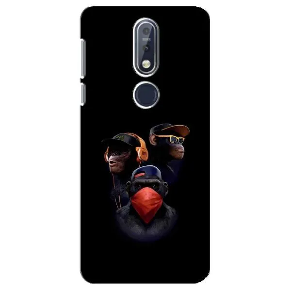 Чехол с принтом «Три обезьяны» для Nokia 7.1 (2018) Чехол с принтом «Три обезьяны» для Nokia 7.1 (2018)
