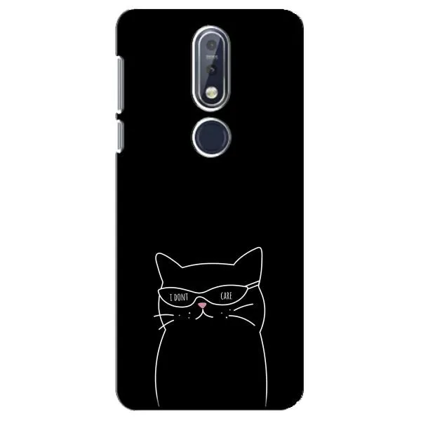 Чехол с принтом «Равнодушный кот» для Nokia 7.1 (2018) Чехол с принтом «Равнодушный кот» для Nokia 7.1 (2018)