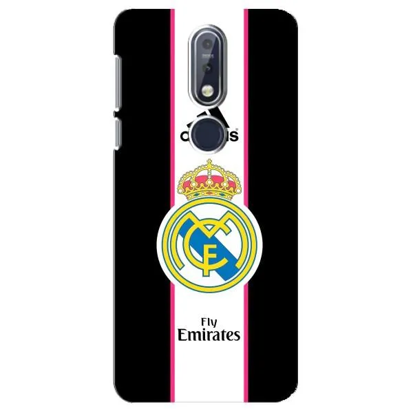Чехол с принтом «лого Real Madrid» для Nokia 7.1 (2018)