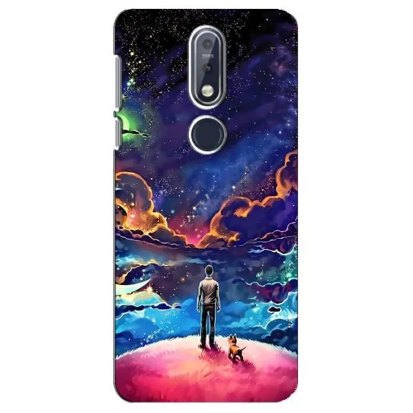 Чехол с принтом «Галактический вид» для Nokia 7.1 (2018)
