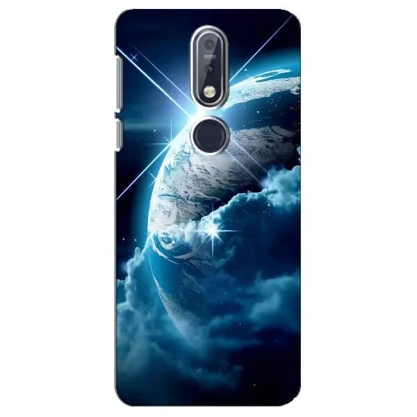 Чехол с принтом «Земля с космоса» для Nokia 7.1 (2018)