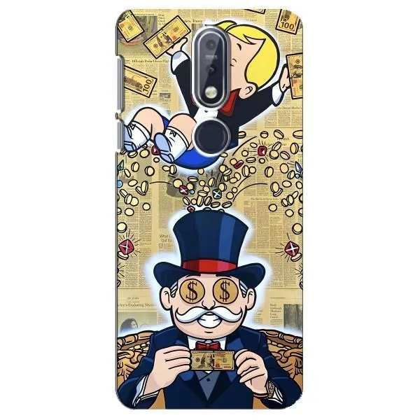 Чехол с принтом «Монополия Мен» для Nokia 7.1 (2018)