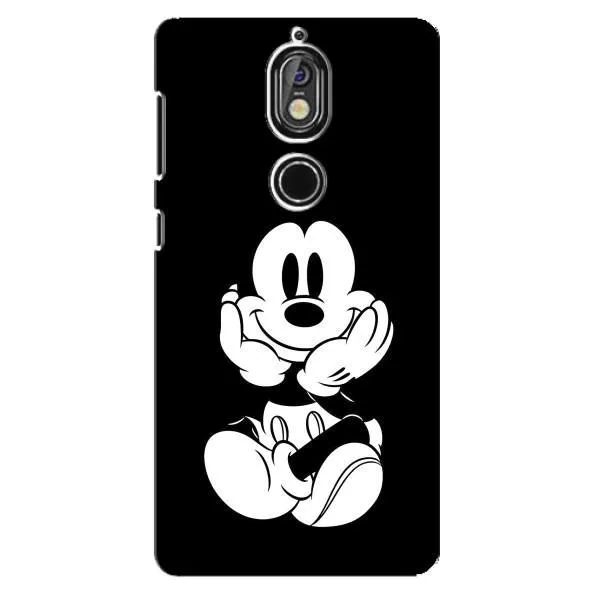 Чохол з принтом «Маус на чорному» для Nokia 7