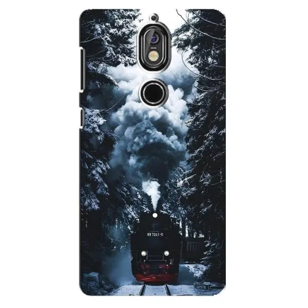 Чехол с принтом «Зимний поезд» для Nokia 7 Чехол с принтом «Зимний поезд» для Nokia 7