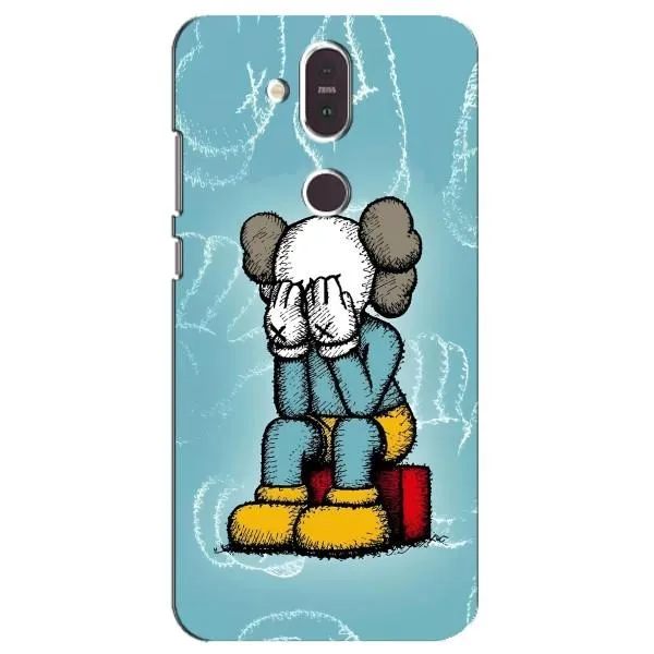 Чехол с принтом «Плач Bearbrick» для Nokia 8.1 (2018)