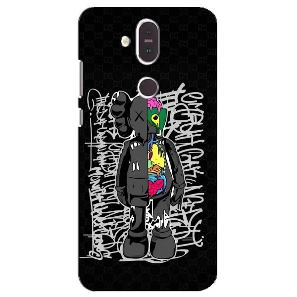 Чехол с принтом «Стиль Bearbrick» для Nokia 8.1 (2018)