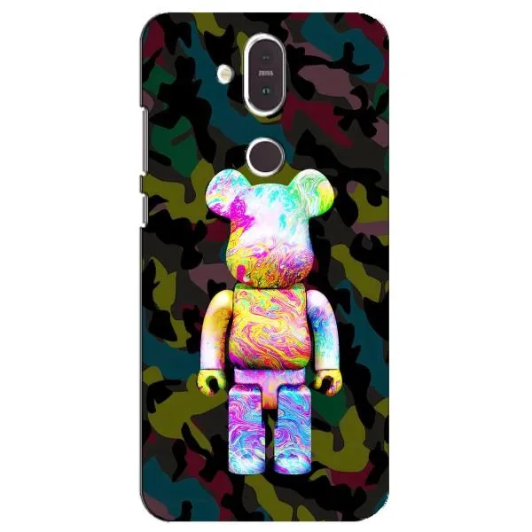 Чехол с принтом «Яркий Bearbrick» для Nokia 8.1 (2018)